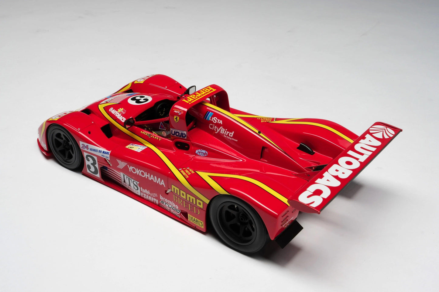 Amalgam Ferrari 333 SP 24h LE MANS 1997 #3 - MORETTI/THEYS/PAPIS 1:18 Modell - Artexio