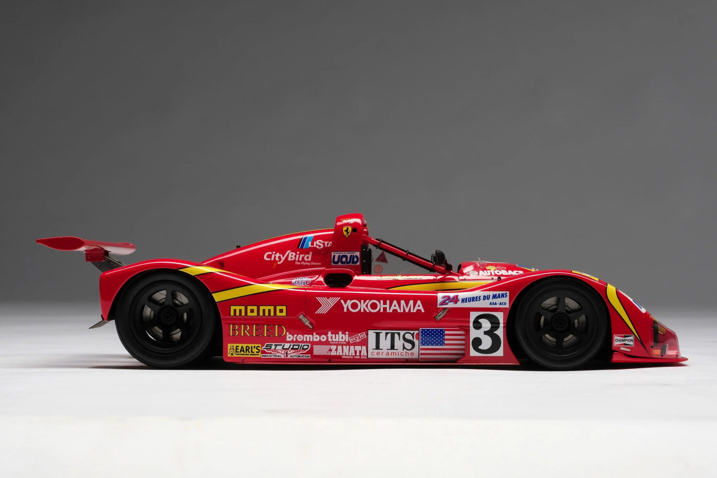 Amalgam Ferrari 333 SP 24h LE MANS 1997 #3 - MORETTI/THEYS/PAPIS 1:18 Modell - Artexio