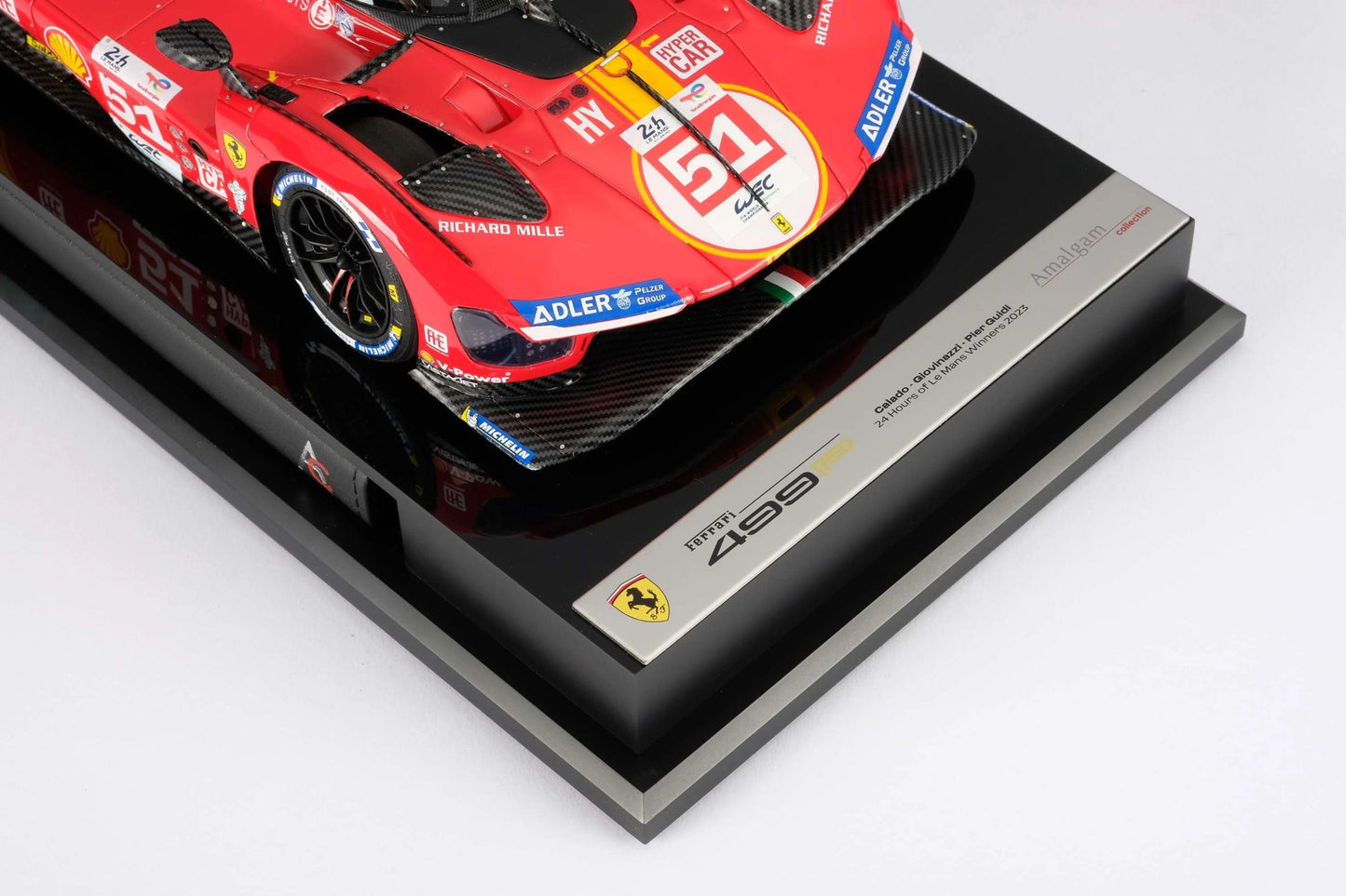 Amalgam Ferrari 499P Hypercar #51 Winner 24 Hours of Le Mans 2023 1:18 Modell - Artexio