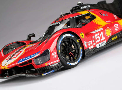 Amalgam Ferrari 499P Hypercar #51 Winner 24 Hours of Le Mans 2023 1:18 Modell - Artexio