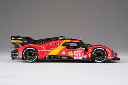 Amalgam Ferrari 499P Hypercar #51 Winner 24 Hours of Le Mans 2023 1:18 Modell - Artexio