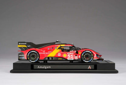 Amalgam Ferrari 499P Hypercar #51 Winner 24 Hours of Le Mans 2023 1:18 Modell - Artexio