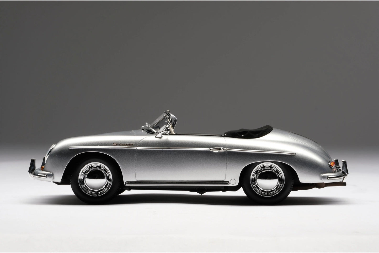 Amalgam Porsche 356 A Speedster - Silver 1:18 Modell - Artexio