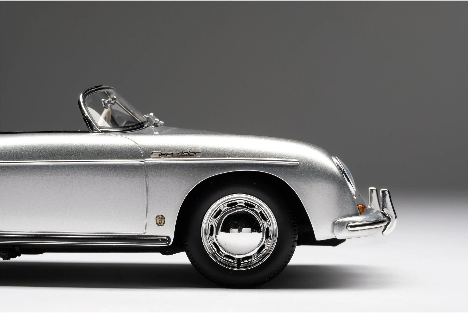 Amalgam Porsche 356 A Speedster - Silver 1:18 Modell - Artexio