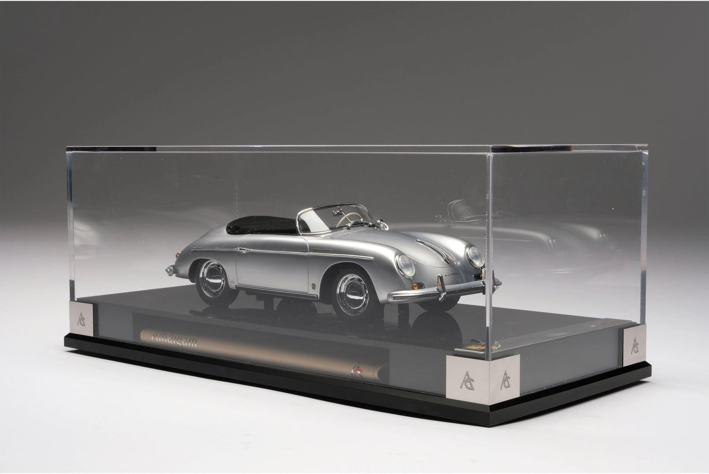 Amalgam Porsche 356 A Speedster - Silver 1:18 Modell - Artexio