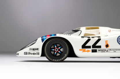 Amalgam Porsche 917K - 1971 Le Mans Winner - Martini Livery 1:18 Modell - Artexio