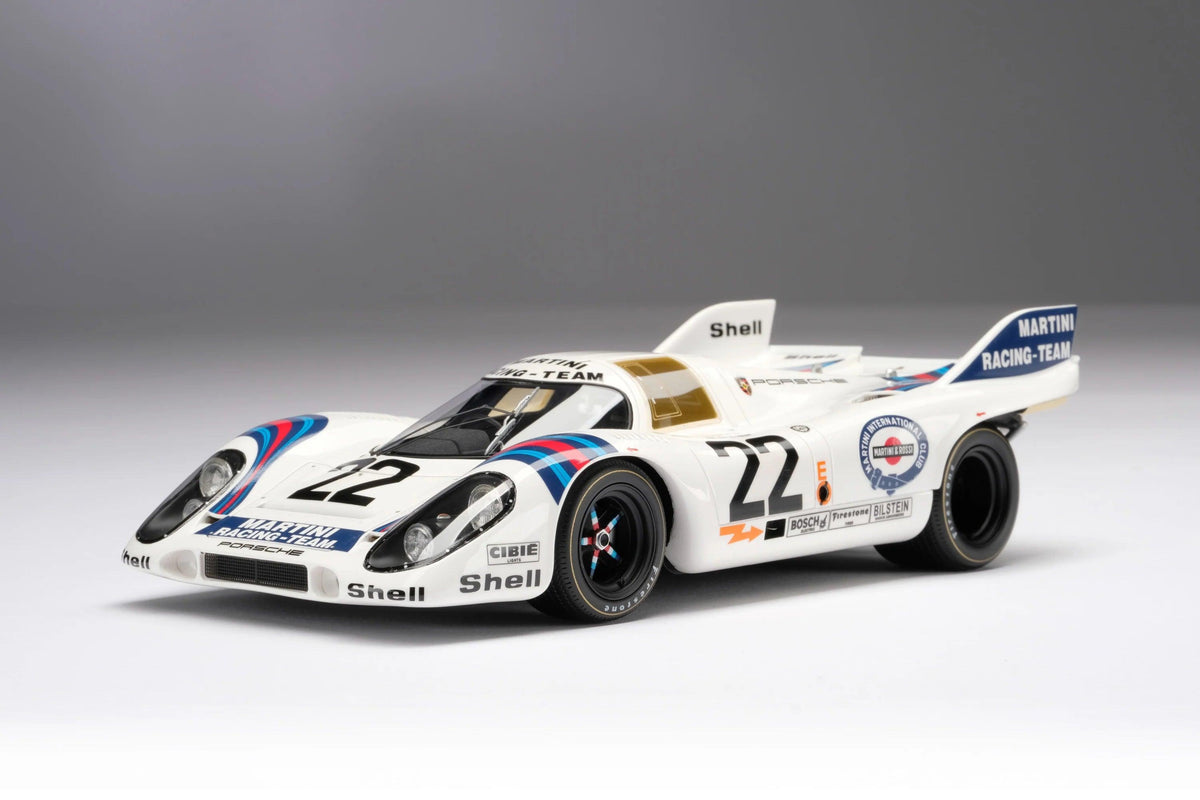 Amalgam Porsche 917K - 1971 Le Mans Winner - Martini Livery 1:18 Modell
