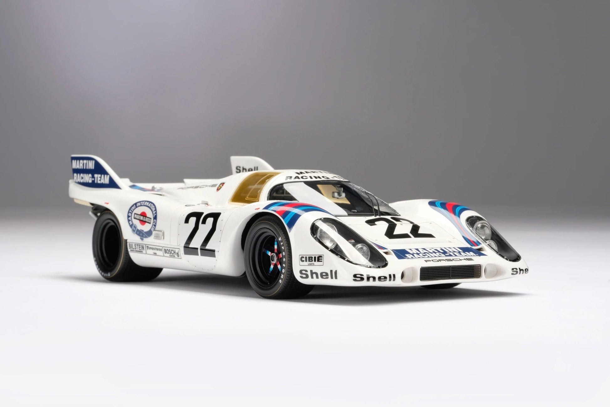 Amalgam Porsche 917K - 1971 Le Mans Winner - Martini Livery 1:18 Modell - Artexio