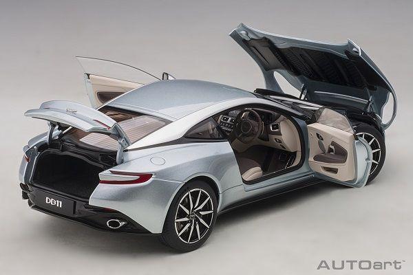 AutoArt Aston Martin DB11 - Skyfall Silver 1:18 Modell - Artexio