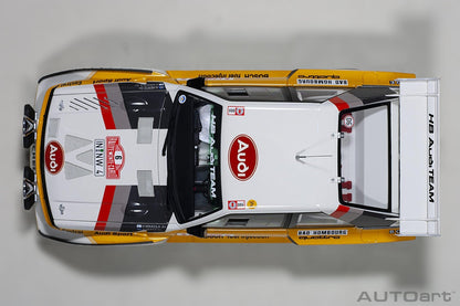 AutoArt Audi Quattro S1 Rally Monte Carlo 1986 H.Mikkola/A.Hertz 6 1:18 Modell
