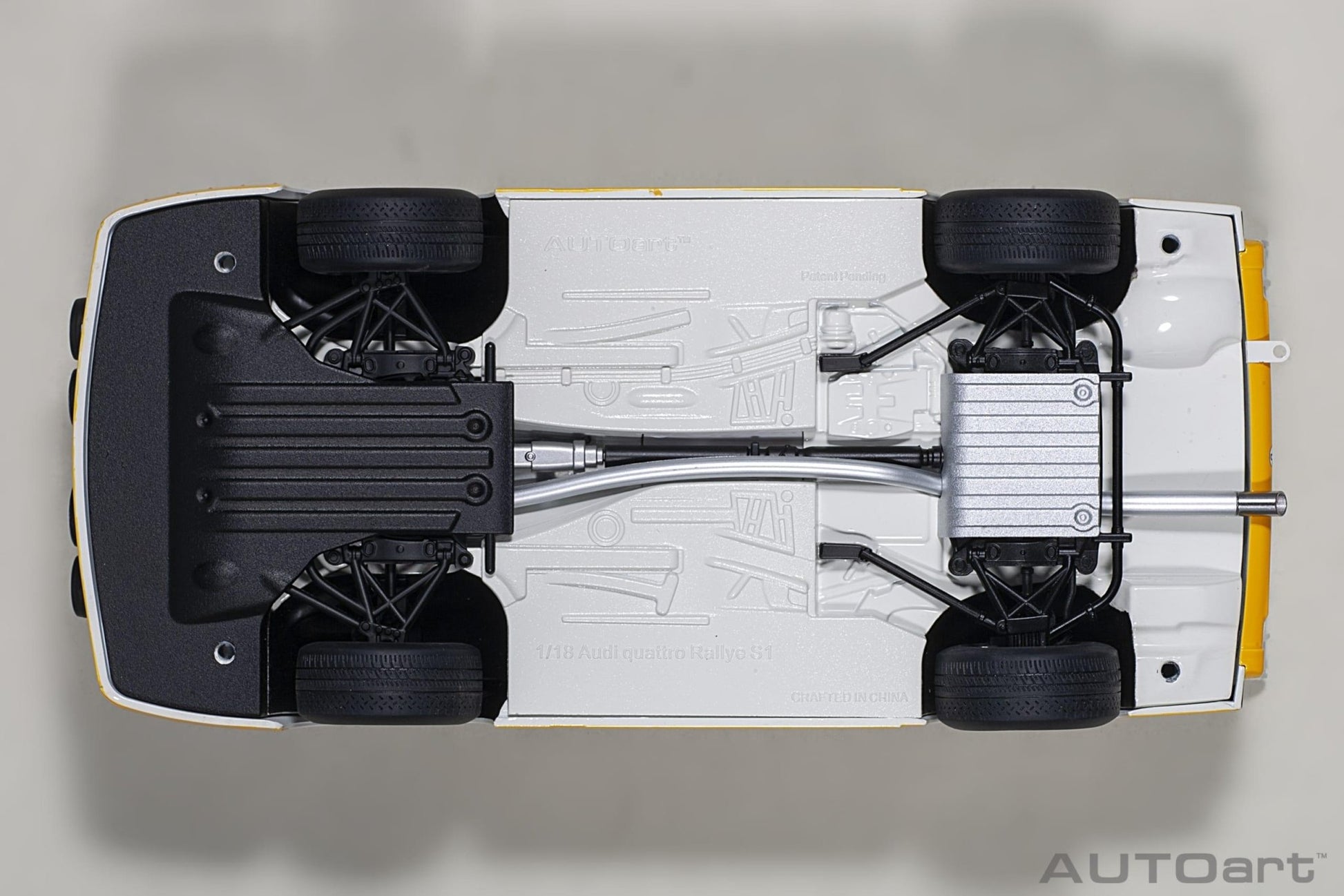 AutoArt Audi Quattro S1 Rally Monte Carlo 1986 H.Mikkola/A.Hertz 6 1:18 Modell