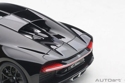 AutoArt Bugatti Chiron (Jaune Molsheim/Nocturne Black) 1:18 Modell