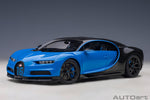 AutoArt Bugatti Chiron Sport - French Racing Blue/Carbon 1:18 Modell