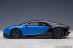 AutoArt Bugatti Chiron Sport - French Racing Blue/Carbon 1:18 Modell