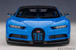 AutoArt Bugatti Chiron Sport - French Racing Blue/Carbon 1:18 Modell