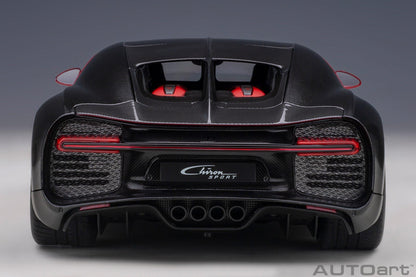 AutoArt Bugatti Chiron Sport - Italian Red/Carbon 1:18 Modell - Artexio