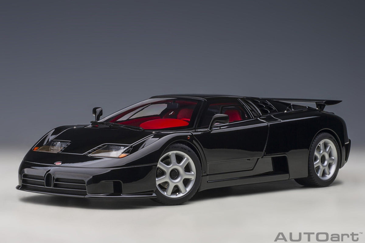 AutoArt Bugatti EB110 SS 1992 - Nero Vernice 1:18 Modell