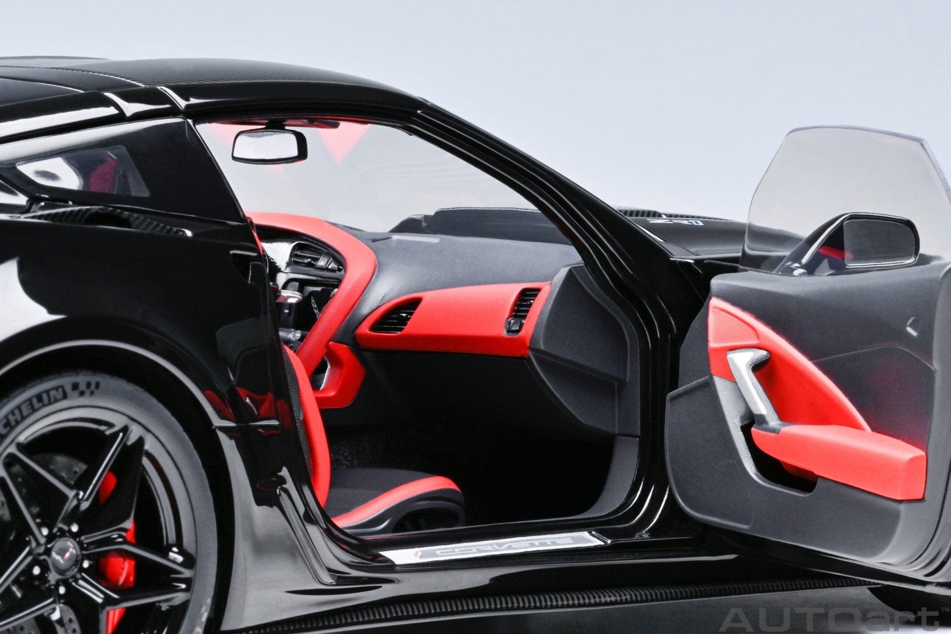 AutoArt Chevrolet Corvette C7 ZR1 - Black 1:18 Modell - Artexio