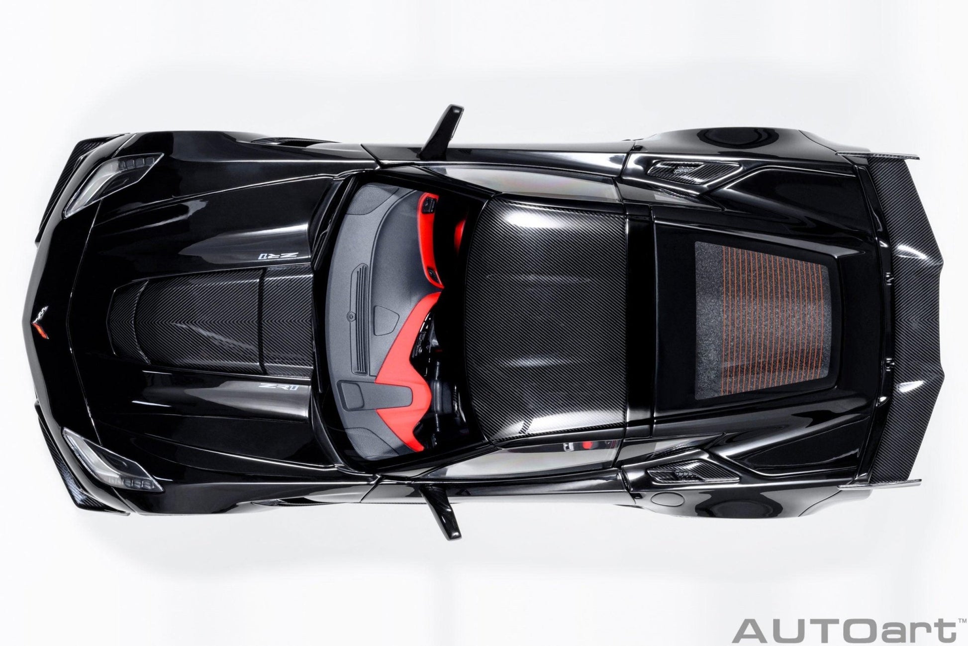 AutoArt Chevrolet Corvette C7 ZR1 - Black 1:18 Modell - Artexio