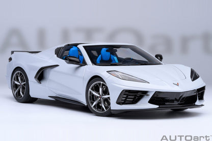 AutoArt Chevrolet Corvette C8 Stingray Z51 - Ceramic Matrix Grey Metallic 1:18 Modell - Artexio