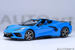 AutoArt Chevrolet Corvette C8 Stingray Z51 - Rapid Blue 1:18 Modell
