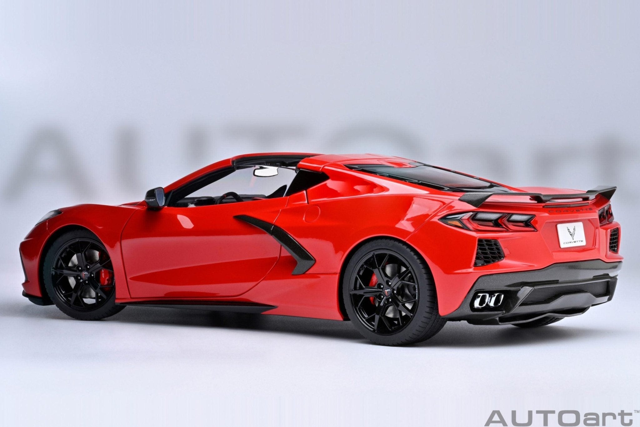 AutoArt Chevrolet Corvette C8 Stingray Z51 - Torch Red 1:18 Model