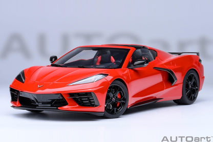 AutoArt Chevrolet Corvette C8 Stingray Z51 - Torch Red 1:18 Modell - Artexio