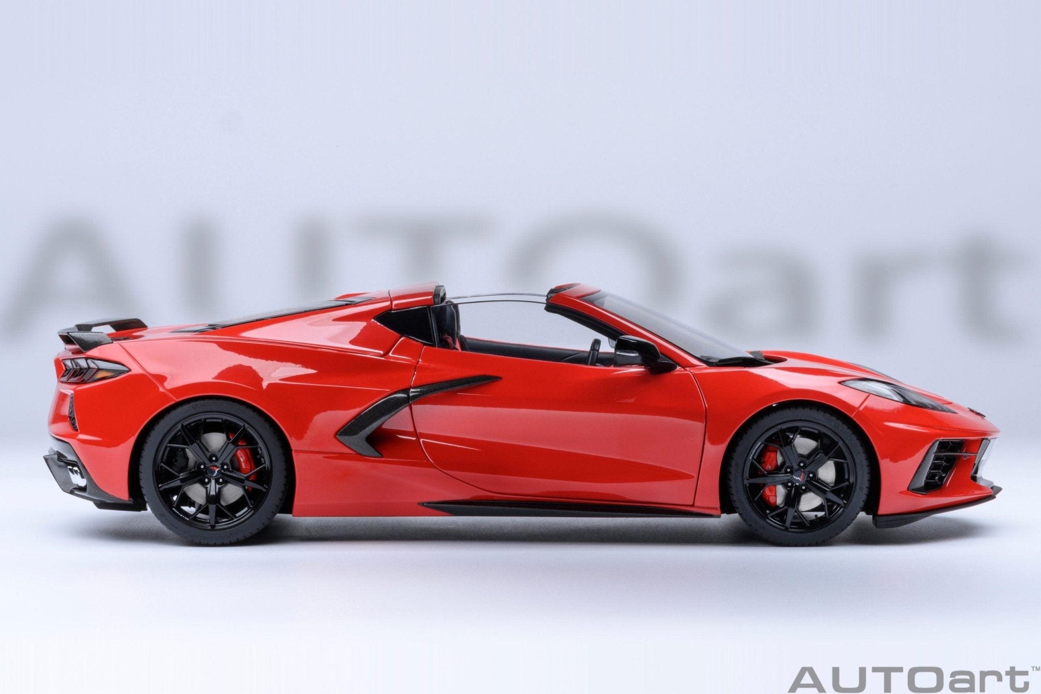 AutoArt Chevrolet Corvette C8 Stingray Z51 - Torch Red 1:18 Model