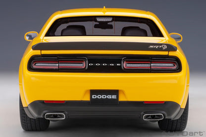 AutoArt Dodge Challenger SRT Hellcat Widebody 2018 - Yellow Jacket 1:18 Modell - Artexio