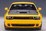 AutoArt Dodge Challenger SRT Hellcat Widebody 2018 - Yellow Jacket 1:18 Modell