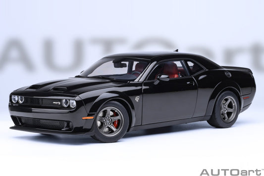 AutoArt Dodge Challenger SRT Superstock 2023 Pitch Black 1:18 Modell