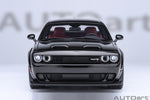 AutoArt Dodge Challenger SRT Superstock 2023 Pitch Black 1:18 Modell