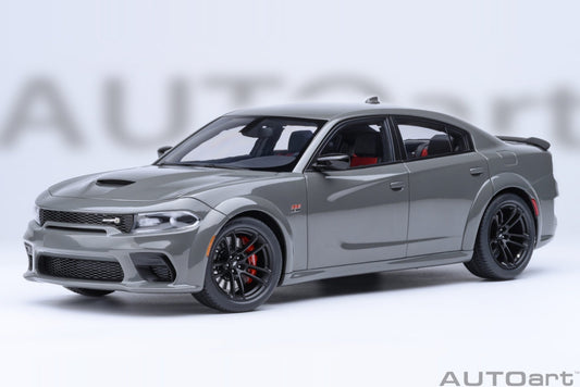 AutoArt Dodge Charger Scat Pack Widebody Destroyer Grey 1:18 Modell