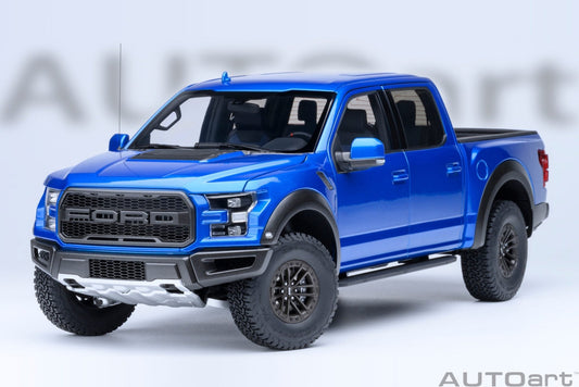 AutoArt Ford F - 150 Raptor Supercrew 2019 Velocity Blue 1:18 Modell