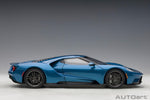 AutoArt Ford GT 2017 - Liquid Blue 1:18 Modell