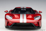 AutoArt Ford GT 2017 - Liquid Red/Silver Stripes 1:18 Modell