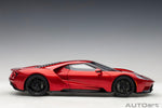 AutoArt Ford GT 2017 - Liquid Red/Silver Stripes 1:18 Modell