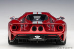 AutoArt Ford GT 2017 - Liquid Red/Silver Stripes 1:18 Modell