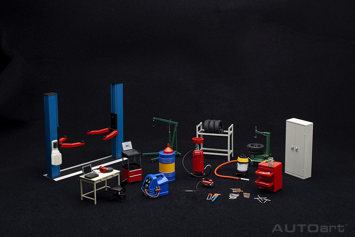 Autoart Garage Kit Set (version 2) 1:18 Model
