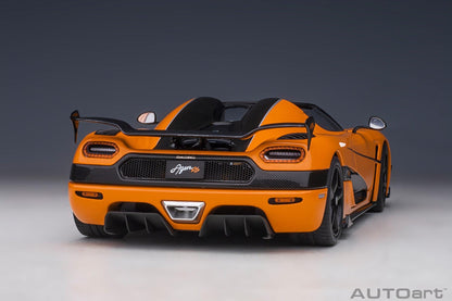 AutoArt Koenigsegg Agera RS - Cone Orange / Carbon with Black accents 1:18 Modell - Artexio