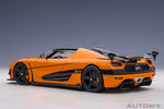 AutoArt Koenigsegg Agera RS - Cone Orange / Carbon with Black accents 1:18 model