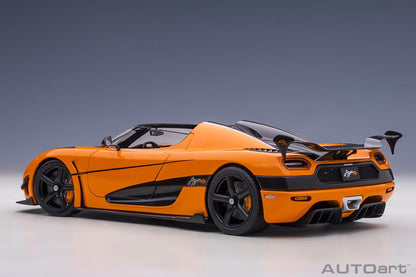 AutoArt Koenigsegg Agera RS - Cone Orange / Carbon with Black accents 1:18 Modell - Artexio