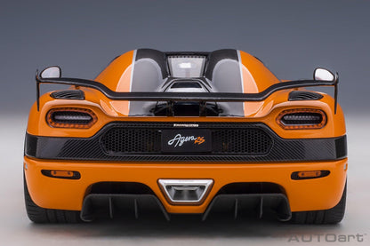 AutoArt Koenigsegg Agera RS - Cone Orange / Carbon with Black accents 1:18 Modell - Artexio