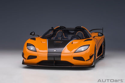 AutoArt Koenigsegg Agera RS - Cone Orange / Carbon with Black accents 1:18 Modell - Artexio