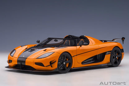 AutoArt Koenigsegg Agera RS - Cone Orange / Carbon with Black accents 1:18 Modell - Artexio