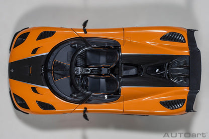 AutoArt Koenigsegg Agera RS - Cone Orange / Carbon with Black accents 1:18 Modell - Artexio