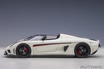 AutoArt Koenigsegg Regera - Arctic White/Carbon with Red accents 1:18 Modell