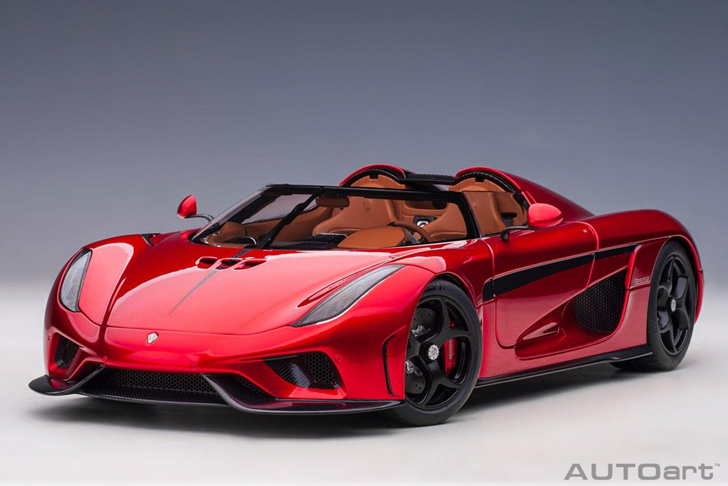 AutoArt Koenigsegg Regera - Candy Red 1:18 Modell - Artexio