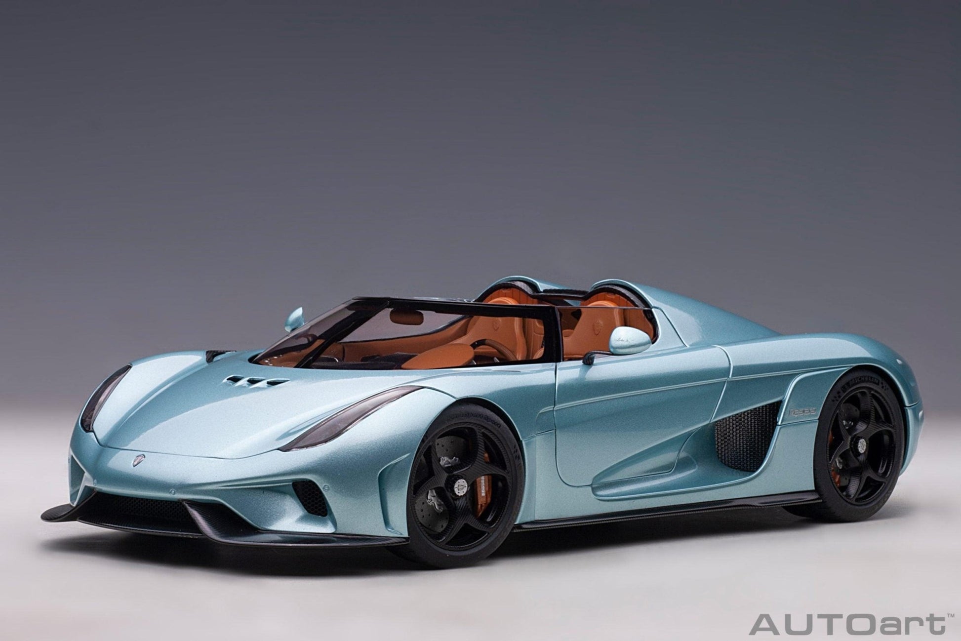 AutoArt Koenigsegg Regera - Horizon Blue 1:18 Modell - Artexio