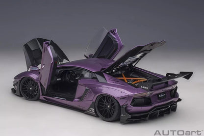 AutoArt Lamborghini Aventador Liberty Walk LB - Works Limited Edition - Viola SE30 1:18 Modell